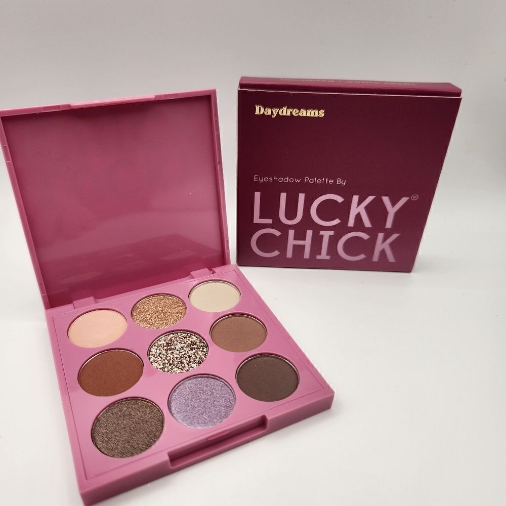Lucky Chick Daydreams Eyeshadow Palette 9 Shades Matte Glitter Shimmer